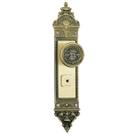 Fechadura Externa Quadrichave Tetra 55mm Latão Colonial Romano com espelho 55-001 LO Lockwell Fechadura Externa Quadrichave Tetra 55mm Latão Colonial Romano com espelho 55-001 LO Lockwell