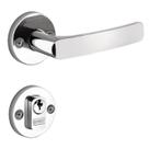 Fechadura Externa Soprano Pali com Roseta, Cromada - PALI-4053-PY-R23