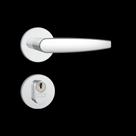 Fechadura Externa Stam 803/33 Roseta Redonda Inox