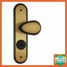 Fechadura Externa Tetra Chave 1800 10 Oxidada 40mm STAM Maçaneta Taco da Golf
