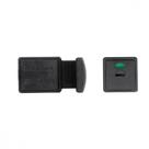 Fechadura Fechadura Trinco Wc Livre/Ocupado Pvc 35Mm Preto Lockwell 855
