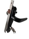 Fechadura Giro Udinese Porta Alumínio Euro 325/65 Preto