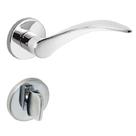 Fechadura ICARO 55mm CROMADA Zamack Imab Conjunto
