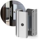 Fechadura Inox Eletroímã M100 Com Sensor Imã Magnética Ipec