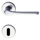 Fechadura Inox Line de 40 Mm Maçaneta Em Zamac 30 Espelho E Roseta Em Aço Inox 0330023cr Papaiz