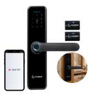 Fechadura Inteligante Smart Digital Biométrica Garen Wifi TAG, senha e app