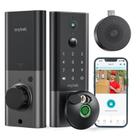 Fechadura Inteligente Anybell com Impressão Digital, Câmera Wi-Fi e Sem Chave