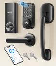 Fechadura Inteligente Deadbolt Lockzo com Impressão Digital, Sem Chave e WiFi