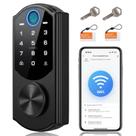 Fechadura Inteligente RUIKANG POWER WiFi com Impressão Digital e Acesso sem Chave