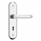 Fechadura Interna 1810/11 Espelho Inox para Portas Residenciais - Stam
