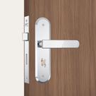 Fechadura Interna 1810/21 Espelho Inox Stam Cravejada