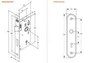 Fechadura Interna Carpi 814/33 Espelho Inox Polido 40mm - Stam