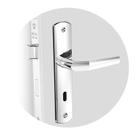 Fechadura Interna Pop Soprano Cromo Inox Zincado Nylon 40mm - Chave Interna Maçaneta Alavanca Fechadura Interna Pop Soprano Cromo Inox Zincado Nylon 40mm - Chave Interna Maçaneta Alavanca