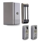 Fechadura M150 Ipec Sensor Eletroímã Magnética Botoeira Inox