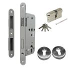 Fechadura Magnética Externa Fosco para Macaneta Hafele com Cilindro 62mm911.07.098