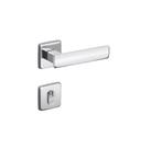 Fechadura metro light imab externa c/ cilindro chave pequena cromada cr 55mm