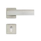 Fechadura metro light imab externa c/ cilindro chave pequena escovada cromo acetinada ca 55mm