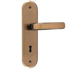 Fechadura MGM Interna 40 Stilo Alavanca Bronze Latonado