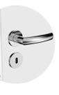 Fechadura mi970 inox cromo acetinado papaiz