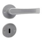Fechadura Onix Interna Roseta 526 M138 40mm Alumínio Acetinado Haga