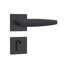 Fechadura P/Porta Externa Ferro Madeira Quadrada Preto Stam Fechadura P/Porta Externa Ferro Madeira Quadrada Preto Stam