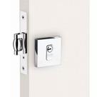 Fechadura P/ Porta Pivotante Cromada com Regulagem Soprano Fechadura P/ Porta Pivotante Cromada com Regulagem Soprano