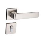 Fechadura pado concept 419 porta externa sala quarto escovada acetinada 40mm quadrada cra