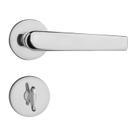 Fechadura Pado Inox Concept Roseta Banheiro 401b Cor Prata