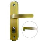 Fechadura Pali Externa 6,3cm Antique Brass - Maçaneta Alavanca - 18cm Altura - Soprano