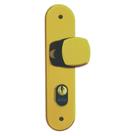 Fechadura Para Area Externa Stilo Bola Espelho Aço 40mm MGM
