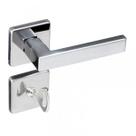 Fechadura para Banheiro com Roseta Quadrada Zm 409b Concept Pado
