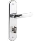 Fechadura para Banheiro Premium 2800-31 Ip Inox Polido Aliança Importação Fechadura para Banheiro Premium 2800-31 Ip Inox Polido Aliança Importação