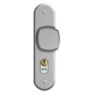 Fechadura Para Banheiro Stilo Bola Espelho Aluminio 40mm MGM