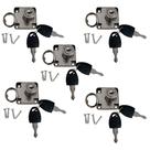 Fechadura para Gavetas 4 cm. 2 chaves 4 parafusos ID-8151T Idea