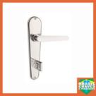 Fechadura para porta de Banheiro Francesa 722/01B Cromada 40mm Pado Maçaneta Alavanca