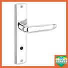 Fechadura para porta de Banheiro TEK Maçaneta Alavanca Cromada HAGA 1317B 40mm Fechadura para porta de Banheiro TEK Maçaneta Alavanca Cromada HAGA 1317B 40mm