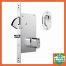 Fechadura para Porta de Correr Bico de Papagaio LUGANO 950 Inox 45mm STAM