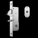 Fechadura Para Porta De Correr Stam 1940 Chave Tetra Espelho Inox