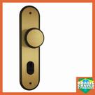 Fechadura para Porta de Entrada/Externa 1601 08 Oxidada 55mm STAM Maçaneta Bola