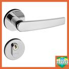 Fechadura para porta de Entrada/Externa Concept Roseta 401-40 CE Cromada 40mm Pado Maçaneta Alavanca