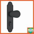 Fechadura para porta de Entrada/Externa FANO 803 10 (G) Preto Fosco 40mm STAM Maçaneta Taco de Golf