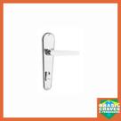 Fechadura para porta de Entrada/Externa Francesa 725/01E Cromada 40mm Pado Maçaneta Alavanca
