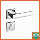 Fechadura para porta de Entrada/Externa Quadra Roseta 701-90E Cromada 55mm Pado Fechadura para porta de Entrada/Externa Quadra Roseta 701-90E Cromada 55mm Pado