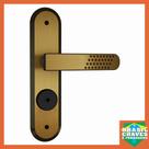 Fechadura para porta de Entrada/Externa Tetra Chave 1800 21 Oxidada 40mm STAM Maçaneta Alavanca