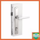 Fechadura para porta de Metal de Entrada Externa Perfil Estreito 130926 Cromada 25,5mm Arouca