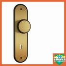 Fechadura para porta de Quarto/Interna 1610 08 Oxidada 45mm STAM Maçaneta Bola