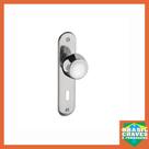 Fechadura para porta de Quarto/Interna Italiana 43-90I Cromada 55mm Pado Maçaneta Bola