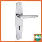 Fechadura para porta de Quarto Interna MARESIAS Conjunto 125 Cromada 55mm VOUGA Maçaneta Alavanca