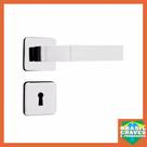 Fechadura para porta de Quarto Interna Módena Roseta 10759 Cromada 40mm MGM Maçaneta Alavanca