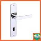 Fechadura para porta de Quarto Interna PALIO Espelho 2000-100 Cromado 40mm Arouca